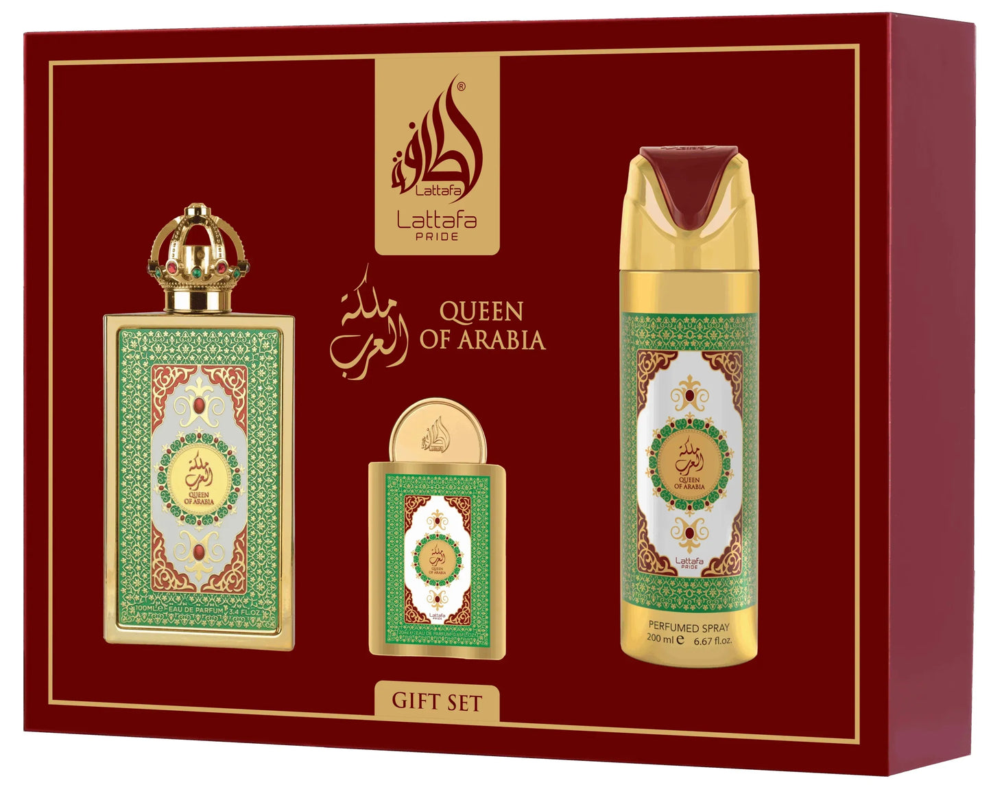 Lattafa Queen of Arabia Gift Set.
