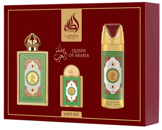 Lattafa Queen of Arabia Gift Set.